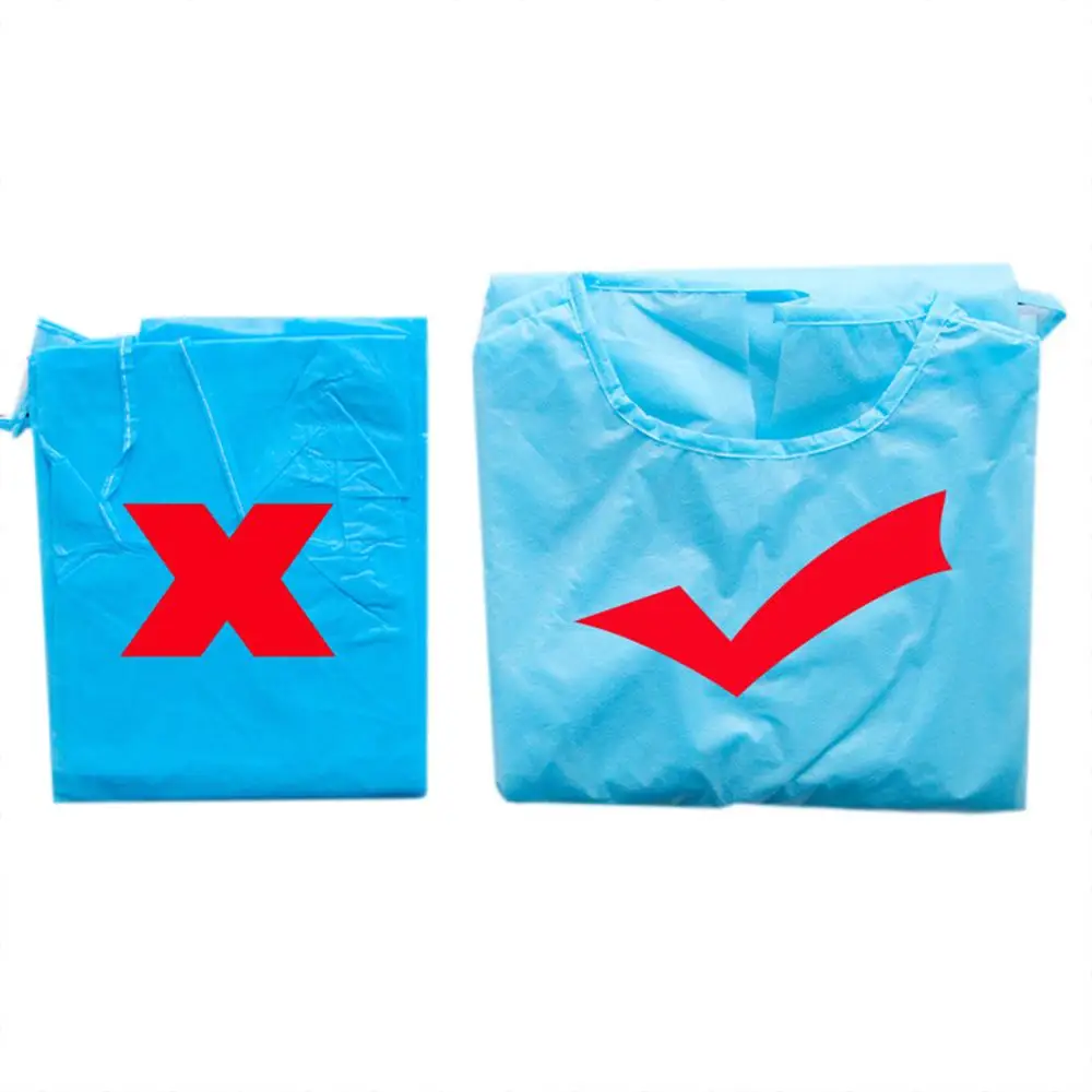 Одноразовая Защитная одежда без пыли водонепроницаемые изоляционные халаты