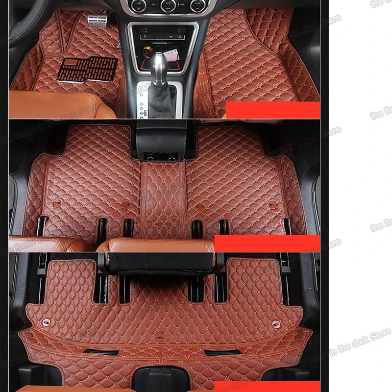 Кожаные автомобильные коврики lsrtw2017 для volkswagen sharan 2011 2019 2012 2013 2014 2015 2016 2017 2018 seat