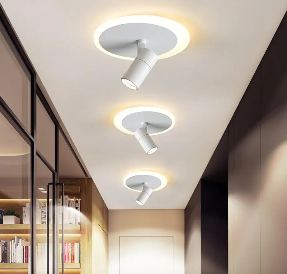 

Modern Led Corridor Ceiling Lamp with Surface Mounted Spotlight Simple Creative Personality Home Decor light Fixtures