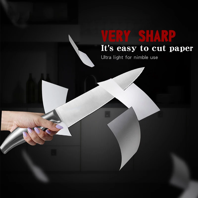 Набор ножей для повара из высокоуглеродистой нержавеющей стали в японском стиле