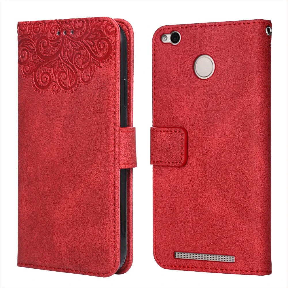 Чехол с тиснением для Xiaomi Redmi 3 Pro чехол кожаный чехол-книжка бумажником Redmi3