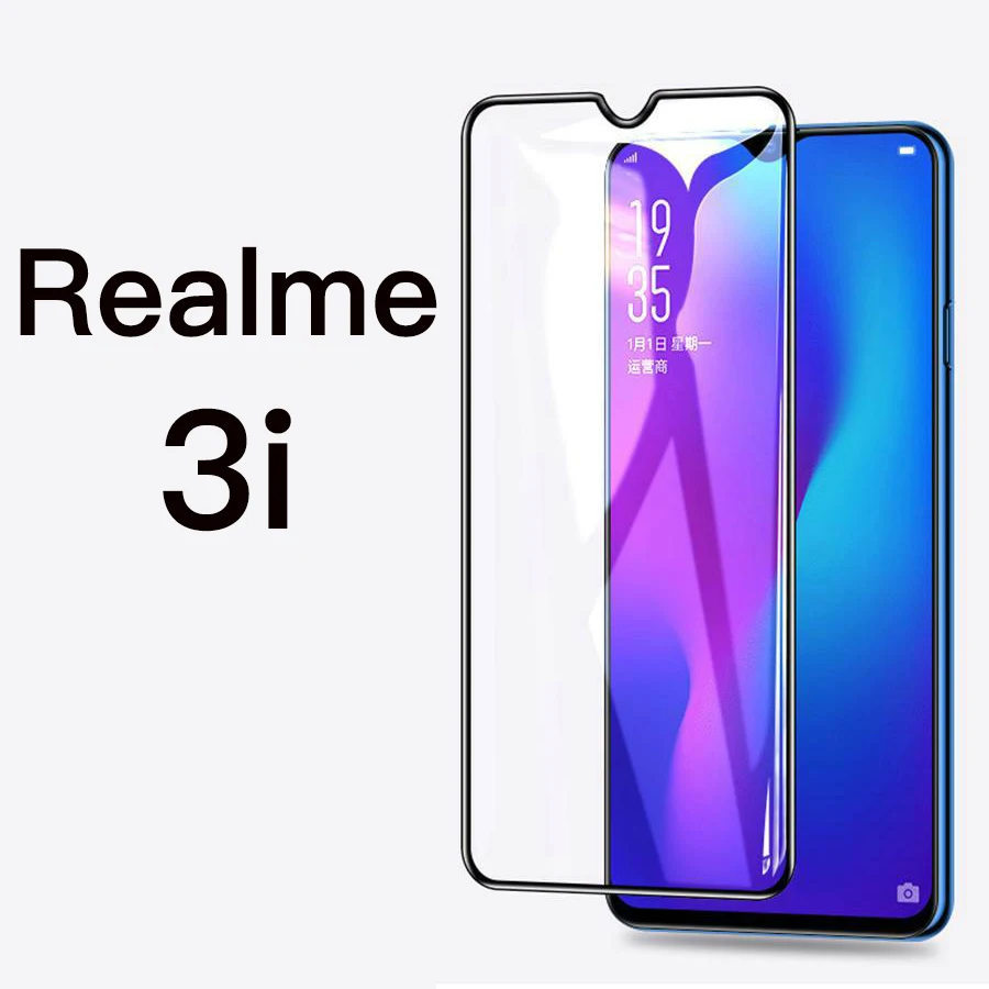 Realme 3i GFAITH для Realme 3 Защитная пленка для экрана, 3D Полностью закаленное стекло для экрана для Realme 3 Pro 2 Pro C2 стекло Realme 5 Pro X2 Pro - Цвет: Realme 3i
