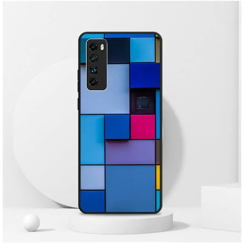 

3d Colorful Block Phone Case For Samsung A01 A10 A02 A20 A31 A40 A50 S A52 A51 A70 A71 A80 A91 Cover Fundas Coque