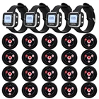 Система вызова CATEL 20 с русской кнопкой и 4 часами, беспроводная система вызова, передатчик, пейджер для ресторана, официанта, зуммер