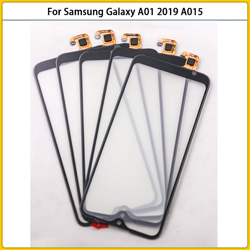 

New For Samsung Galaxy A01 2019 A015 SM-A015F/DS Touch Screen Panel Digitizer Sensor LCD Front Outer Glass A01 Touchscreen