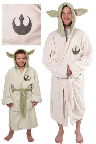 Для взрослых с принтами звездочек Косплэй халат Star Wars Lucasfilm йода и костюм джедай