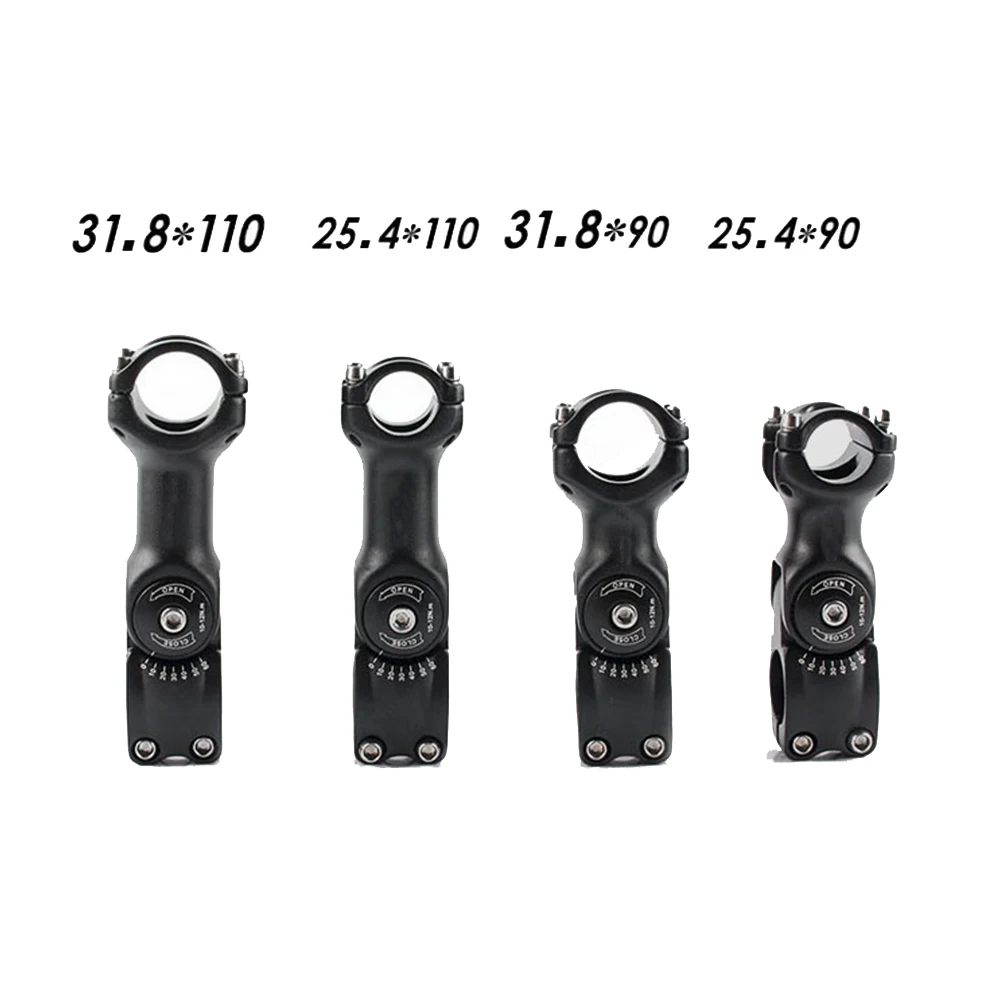 

High-strength Adjustable Aluminum Alloy Cycling Bike Stem Handlebar Stem Road MTB Mountain Bicycle Stem Bicycle Parts