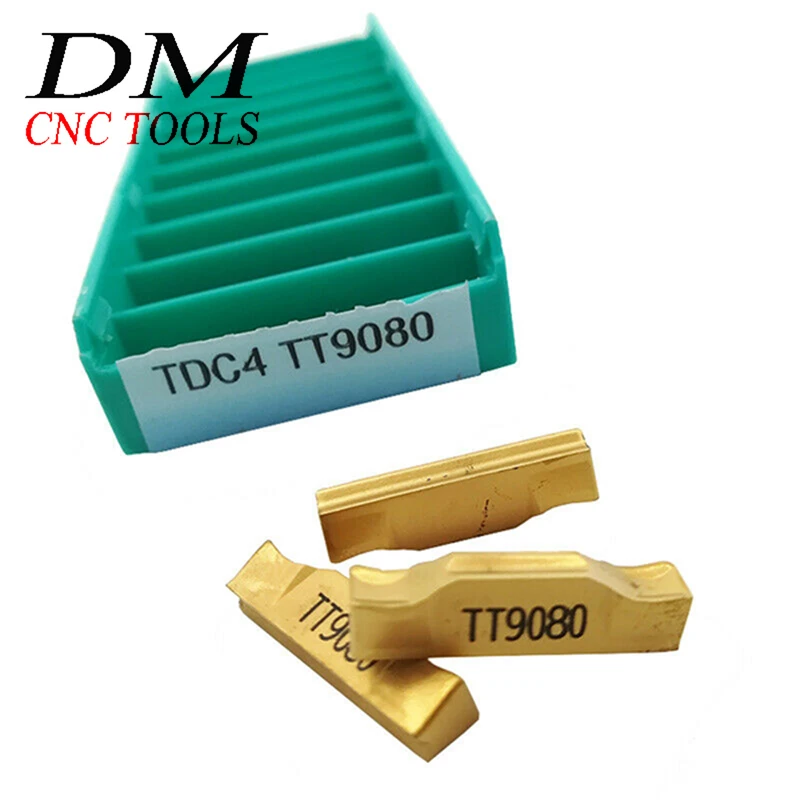 10 шт. TDC2 TDC3 TDC4 TT9030 TT9080 пазовки внешние и внутренние режущие лезвия вставки