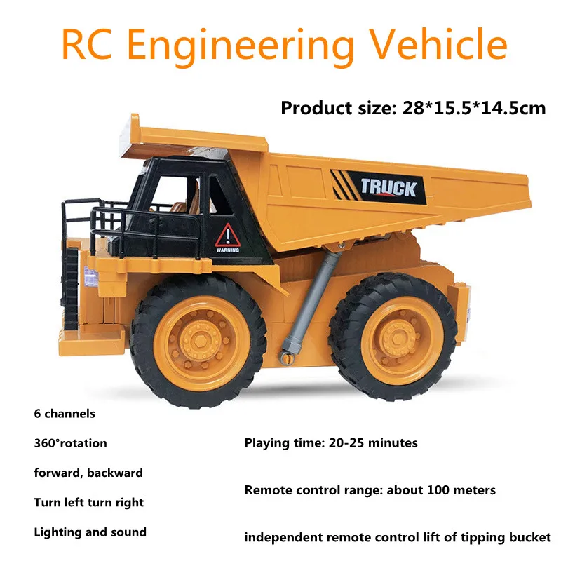 Модель самосвала 1:16 строительный автомобиль игрушки для мальчиков подарок на