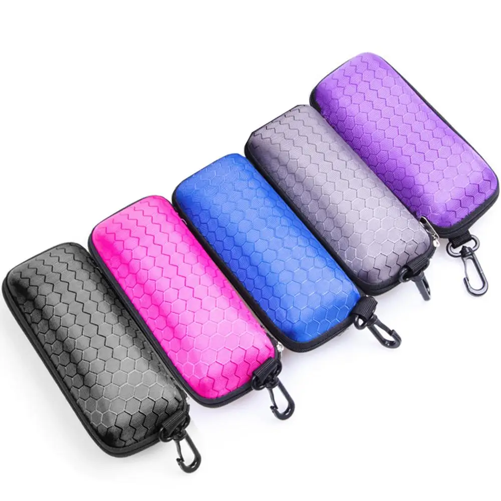 Красочный популярный прямоугольный чехол для солнцезащитных очков на молнии