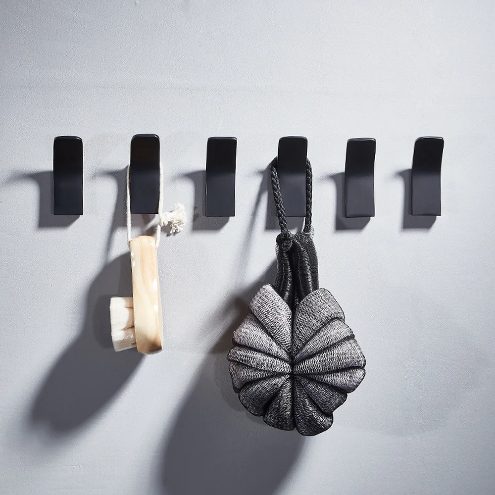 Крючки для халатов черный крючок ванной комнаты настенные декоративные крючки