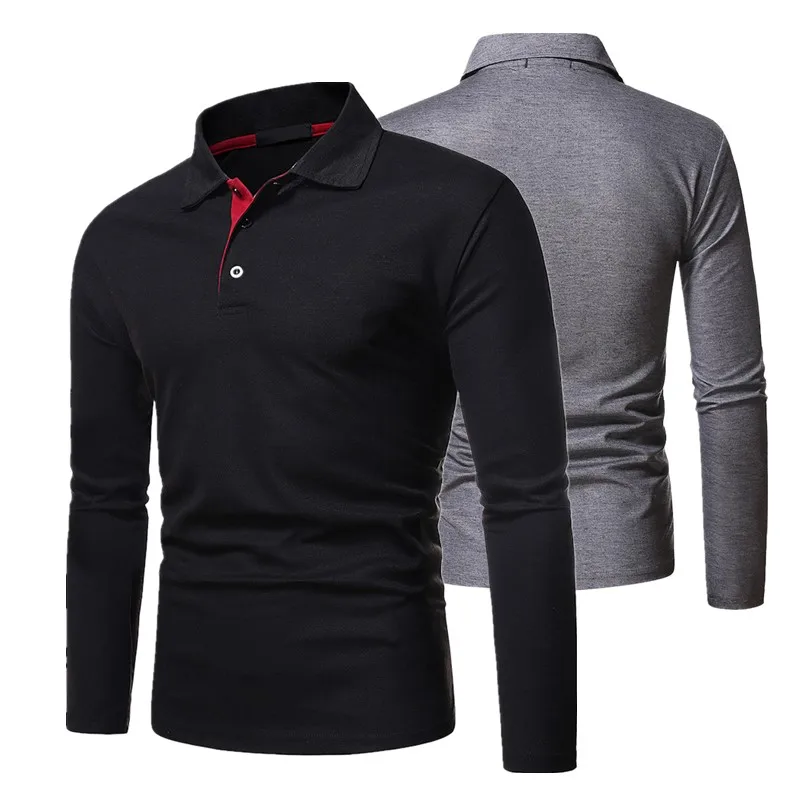 

Long Sleeves T-shirt Men Winter T Shirt Top Tee Outwear Solid T-shirts
