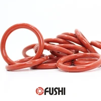 cs5 7mm silicone o ring od 1551601651701751805 7 mm 10pcs o ring vmq gasket seal thickness 5 7mm oring white red rubber