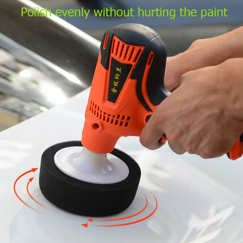 800W Grinder Mini Polishing Machine Auto Car Polisher Sanding Orbit Variable Speed Waxing Power Tools 3500rpm | Автомобили и