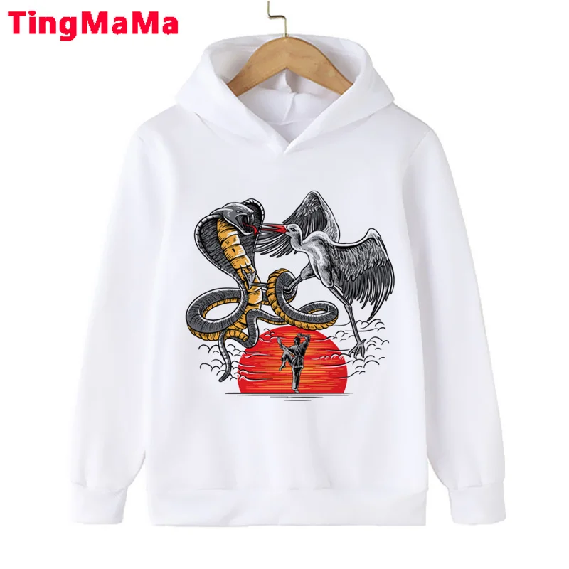 

Кобра Кай, одежда для подростков, детей, смешной дизайн, аниме koszulki meskie, одежда для детей