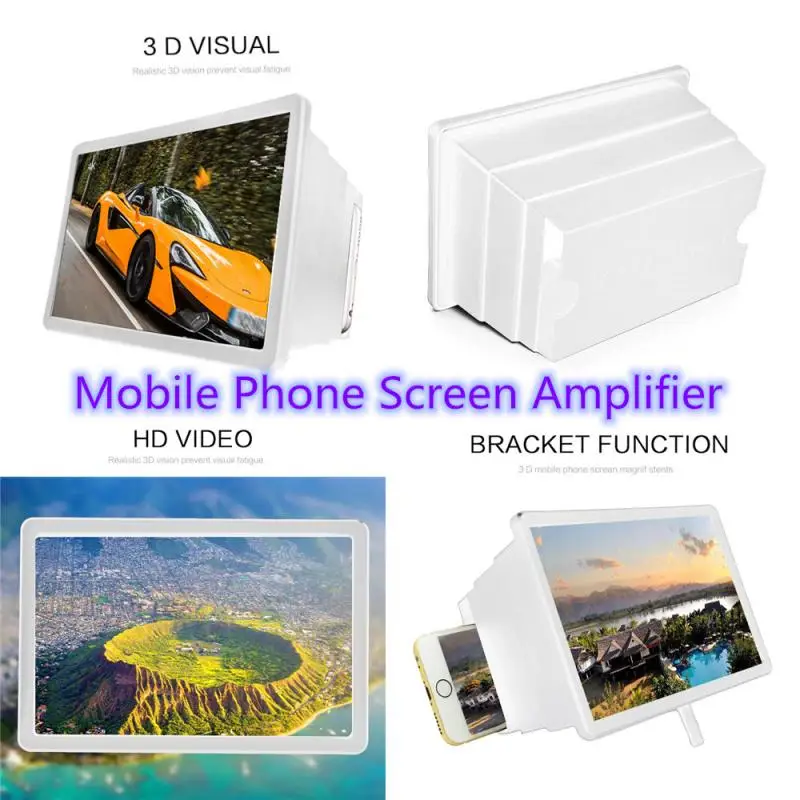 Выдвижной увеличительный Кронштейн для мобильного телефона 3D экран видео