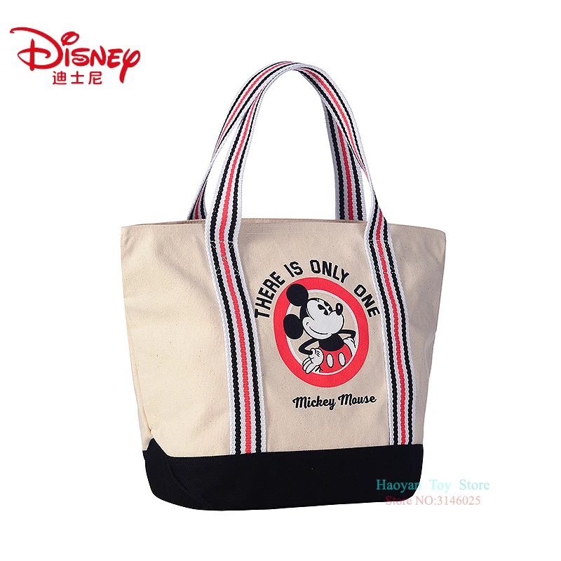 Оригинальная Классическая холщовая женская сумка с Микки Маусом из Диснея