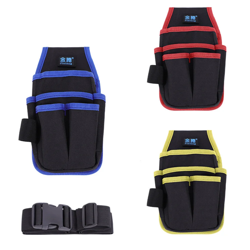 

Multi-function Maintenance Pouch Oxford Thickened Canvas Bag Electrician Saddlebag (Top1 Blue)
