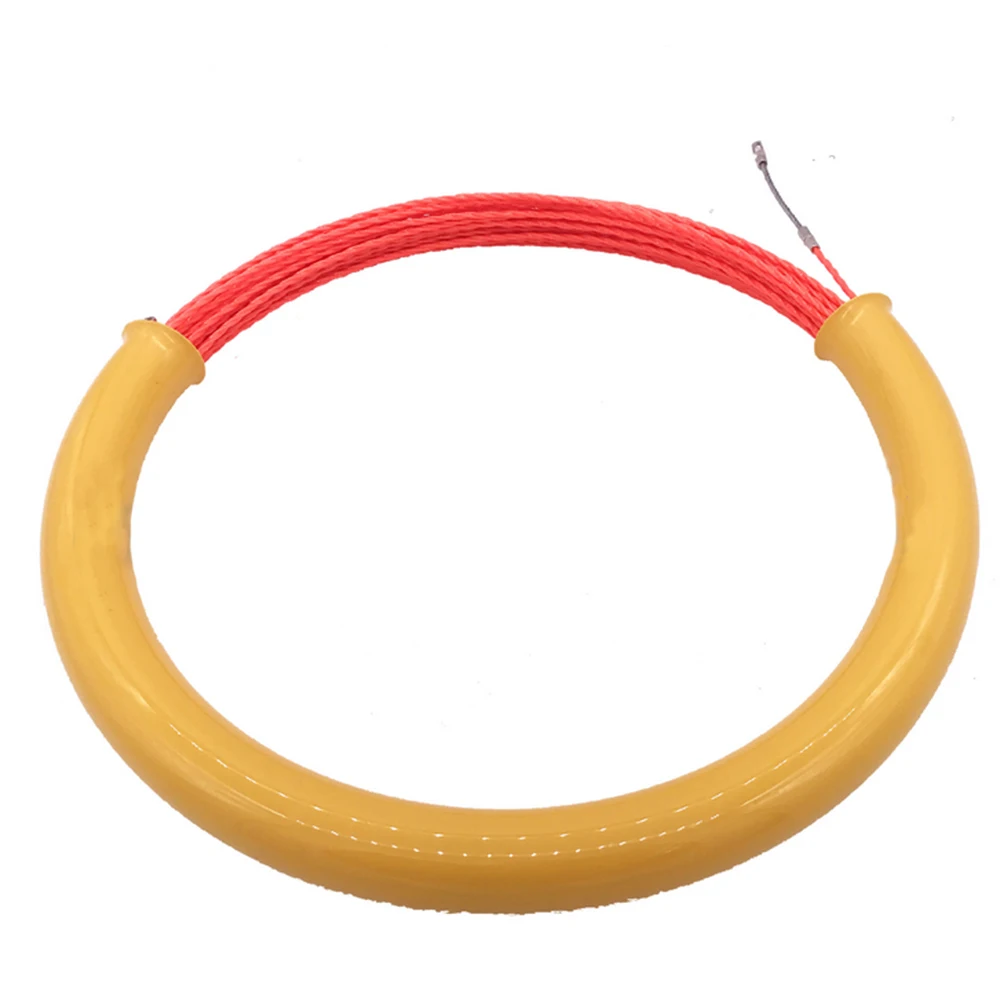 Heavy Duty 98'(30m) 5mm Diameter 3 Core Cable Fish Tape Wire Puller Through Wall Threader plus | Обустройство дома