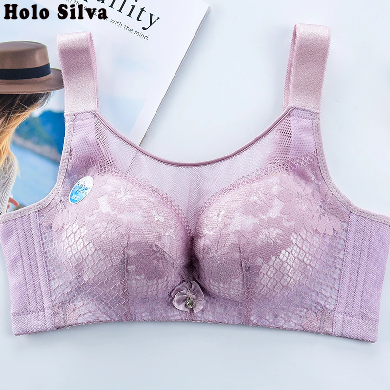 No Rims Thin Seamless two shoulder straps Front opening buckle Sexy Lingeries Women bras plus size 42D 44D 46D women's underwear | Женская