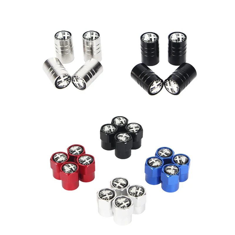 4 шт. колпачки на стержни колеса для Alfa Romeo Giulia Stelvio Brera 147 156 159 166 Giulietta - купить по