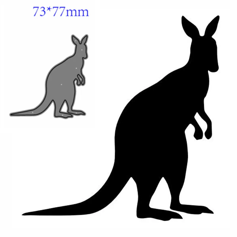 

Metal Cutting Dies Cut Mold Animal kangaroo Decoration Scrapbook Paper Craft Knife Mould Blade Punch Stencils