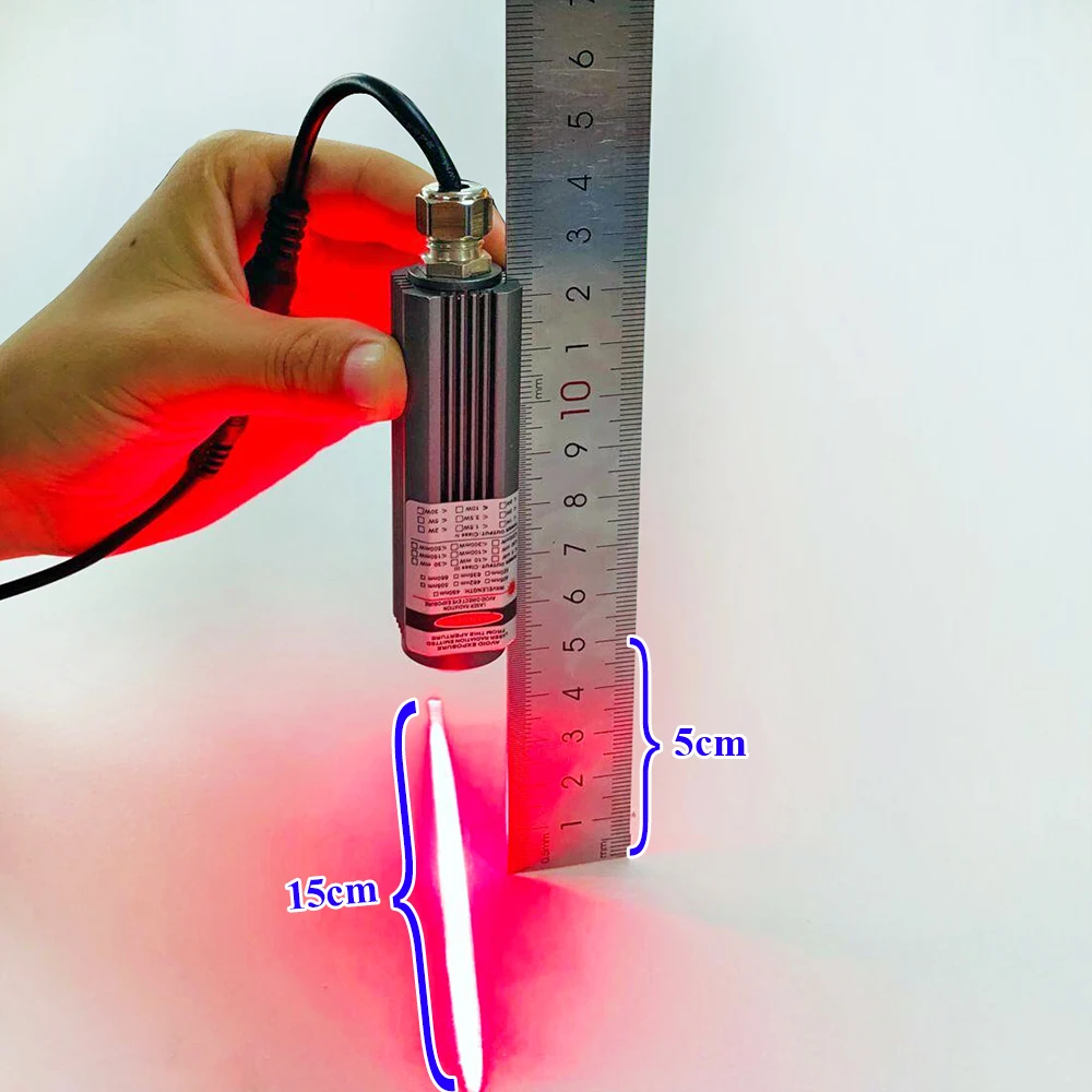 DIY 200 мВт 660nm регулировки фокуса лазера гравировальный станок лазерной головки