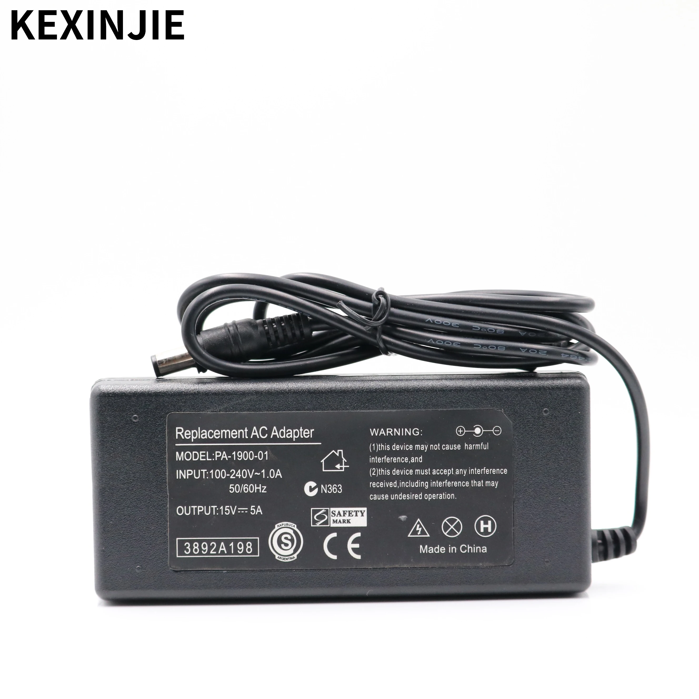 15V 5A Питание Зарядное устройство ноутбук адаптер переменного тока для TOSHIBA PA3755E 1AC3