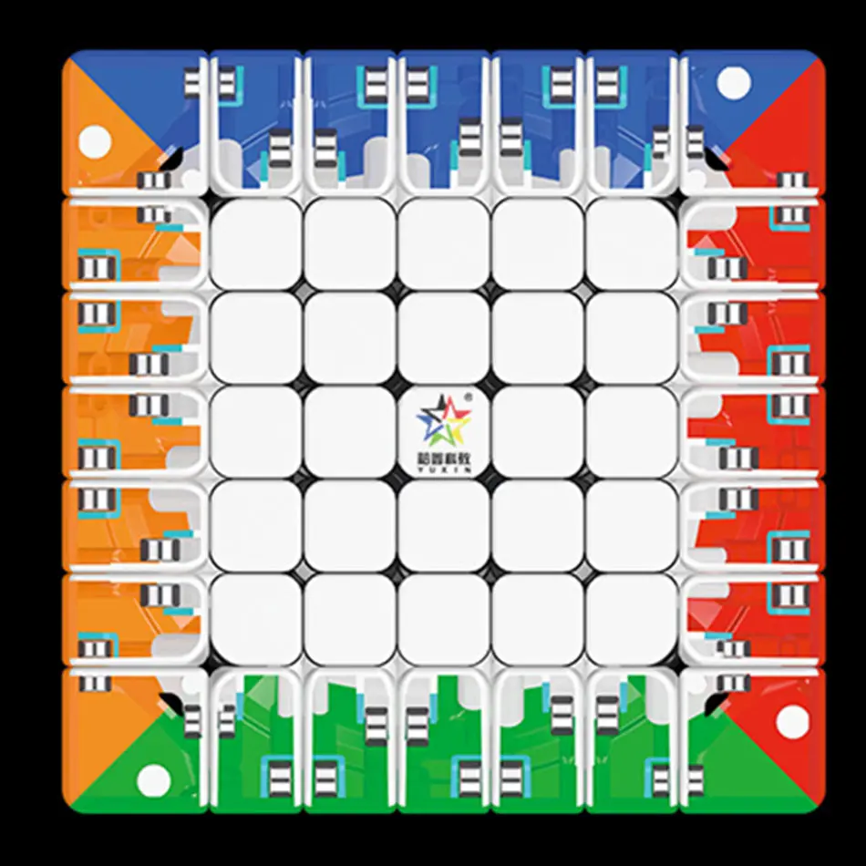 Yuxin 7x7 Магнитный куб Yuxin Little Magic 7x7x7 волшебный куб 7 слоев скоростной куб профессиональные головоломки игрушки для детей подарок