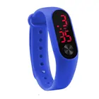 Повседневные спортивные часы с браслетом, белые светодиодные электронные часы ярких цветов, цифровые силиконовые наручные часы ярких цветов для детей 2020