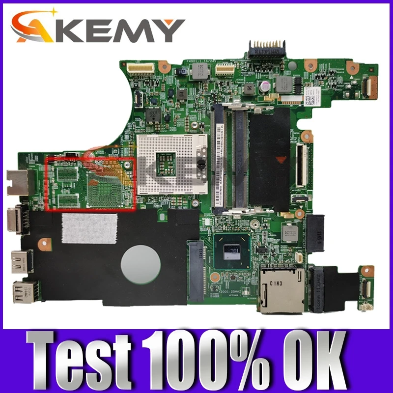 

Original Laptop motherboard For DELL Vostro 1450 V1450 Insprion N4050 HM67 Mainboard CN-03D87F 03D87F 48.4IUI5.01M