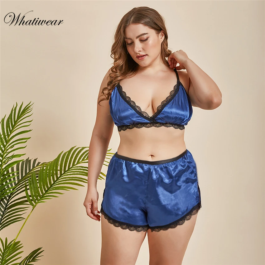 Whatiwear Женская кружевная бархатная Пижама пикантные бархатные шорты на