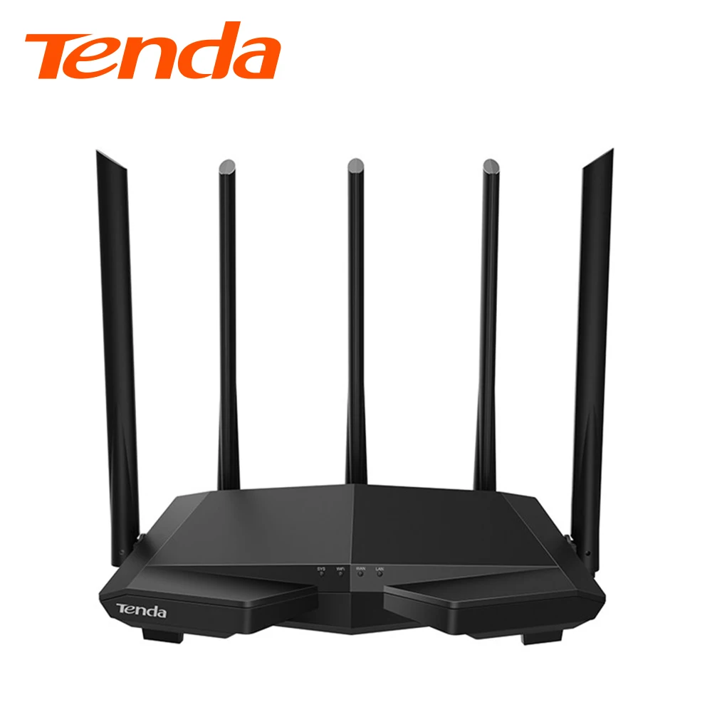 Беспроводной роутер Tenda AC7 двухдиапазонный маршрутизатор AC1200 Wi-Fi ретранслятор с