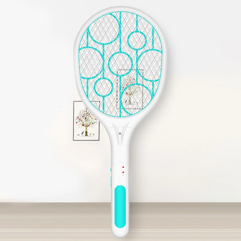 Электрическая мухобойка Перезаряжаемые со светодиодными огнями Электрический