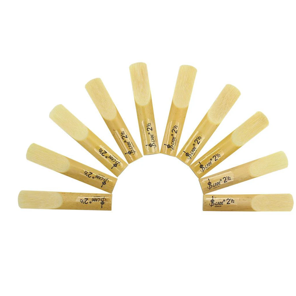 

Box Of 10 Traditional Reeds For Set Bb Strength 2.5 Clarinet For