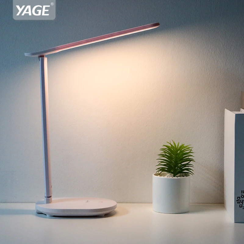 3 цвета света рокер настольная лампа Регулируемая яркость дампы стол 28 шт. Светодиодная USB 1200 мАч