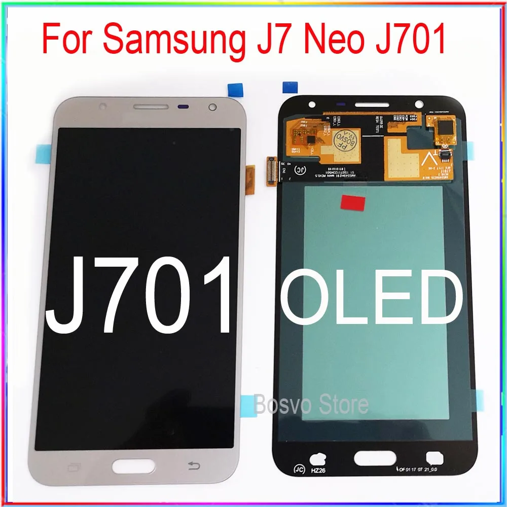 OLED for Samsung J7 neo J701 LCD Screen display with touch Digitizer assembly | Мобильные телефоны и аксессуары - Фото №1
