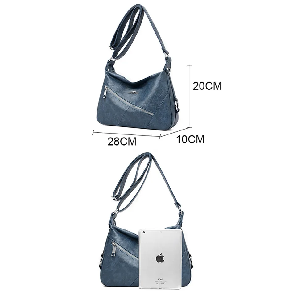 Большие вместительные Многослойные женские сумки мессенджеры роскошные