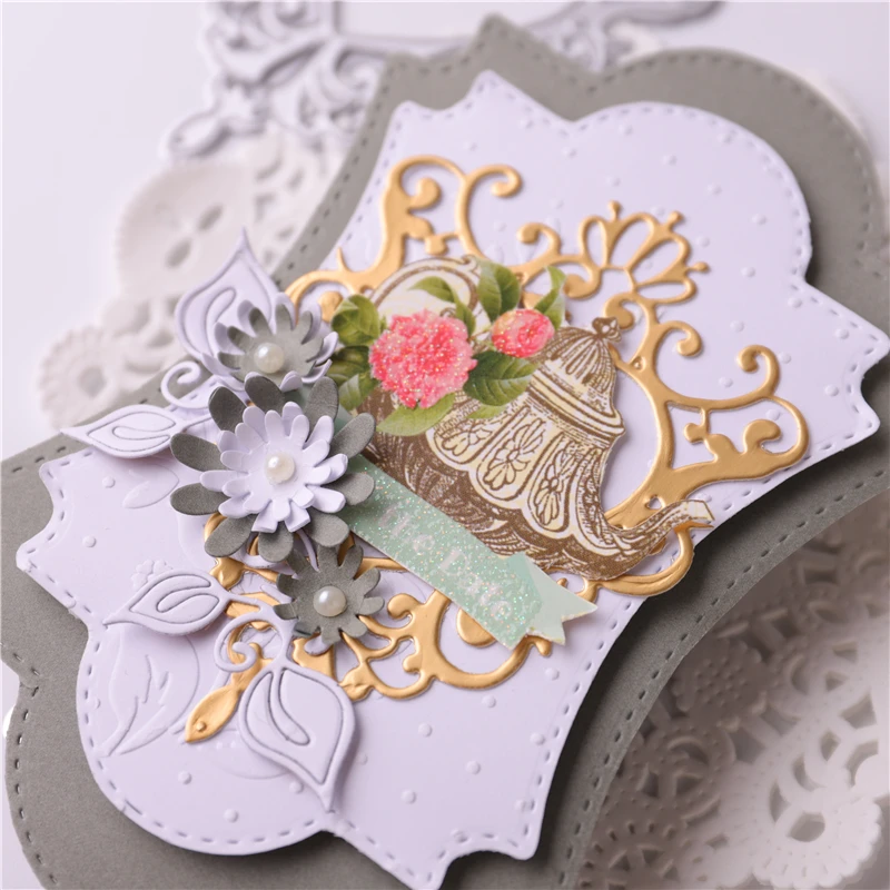 Eastshape пустотелая рамка фоновые штампы металлические для сделай сам Скрапбукинг