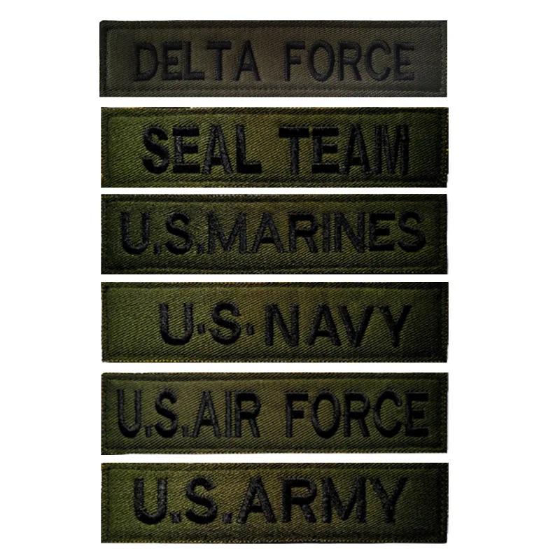 GSG DEVGRU ALFA SHERIFF US NAVY AIR FORCE армия Морпехи Вышитая эмблема с петлей на крючках нашивки