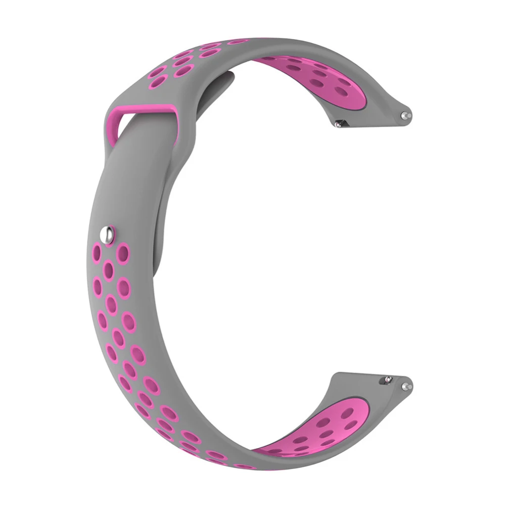 gray rose pink Для Garmin VIVOMOVE HR/Vivoactive 3 сменный силиконовый спортивный ремешок UK - Цвет: gray rose pink