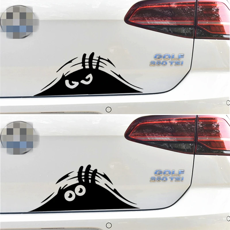 

Car Stickers Monster Devil Funny Creative Decoration Decals For Trunk Windshield Auto Tuning Styling Vinyls D30