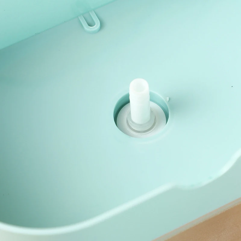 

Household multifunctional detergent dispenser press the liquid box dishwashing brush soap box