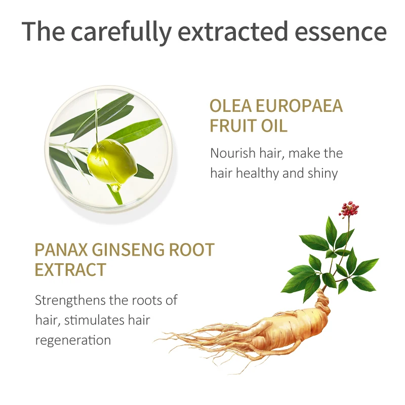 Органический имбирный шампунь против выпадения волос для роста натуральный