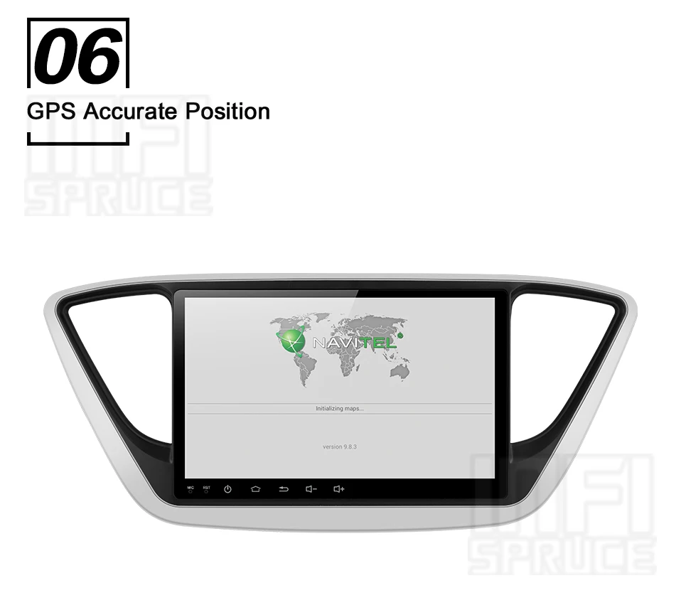 32G PX30 infispruce автомобильный DVD gps для hyundai Verna Solaris " Android 9,0 автомобильный ПК головное устройство 1024*600 Автомобильная Радио Навигация