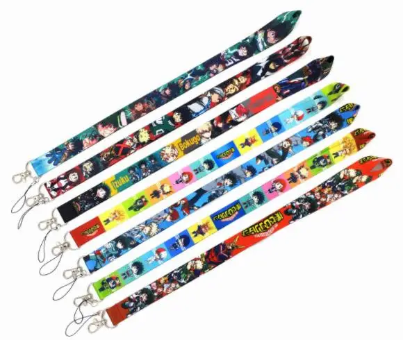 10 шт. шнурки для ключей с японским аниме Моя геройская Академия|Брелоки| |