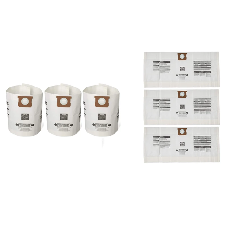 

Vacuum Bags General Purpose Wet Dry Vac Dust Collection Bags for Shop Vac Shop Vacuums, 3 Pack