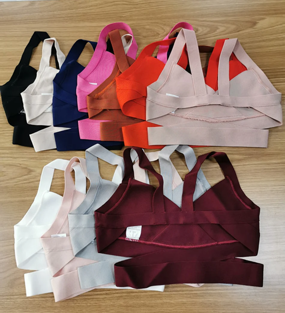 2021 женские повязки укороченный Топ сексуальное платье с v образным воротом