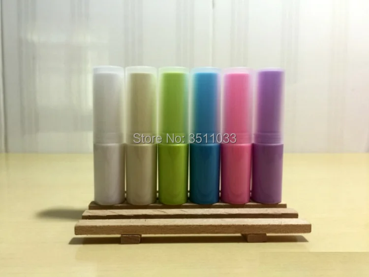 100 шт 3g цветной прямой наполнитель бальзам для губ трубка Пластиковый пустой