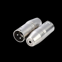 xlr 3 pin male plug converter to 3 5mm 18 trs mini jack female stereo microphone adapter audio connector
